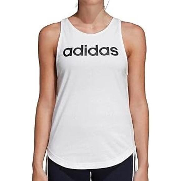 NWT adidas Women's Essentials Linear Tank Top Size Small - Picture 2 of 7
